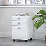 Bush Business Furniture Echo 3 Drawer Mobile File Cabinet, Pure White (KI60101-03)~#|#~B0B73ABF-78D4-439B-98FBE355EB256F30_sc7