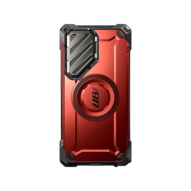 SUPCASE Unicorn Beetle MAG XT MagSafe Bumper Case for Samsung Galaxy S24 Ultra, Shock Absorbing, Metallic Red (GXYS24U5GMXTRD) image 1