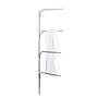 Household Essentials 70" HINGE-IT Clutterbuster Over-Door Family Towel Bar with 4 Swiveling Bars, Silver (HHH12003)~#|#~B0BBFFEC-C541-441C-BB0CECA70156C7C7_sc7