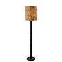 Adesso Norfolk 63"H Black Floor Lamp with Woven Paper Raffia Shade (4356-01)~#|#~B0BC4715-B804-405C-B01721554452DFAA_sc7