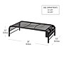 Mind Reader Ventilated Monitor Stand, Up to 24" Monitor, Black (MESHM-BLK)~#|#~B0BF0818-26AB-49F6-A15ABDCC489A2F04_sc7