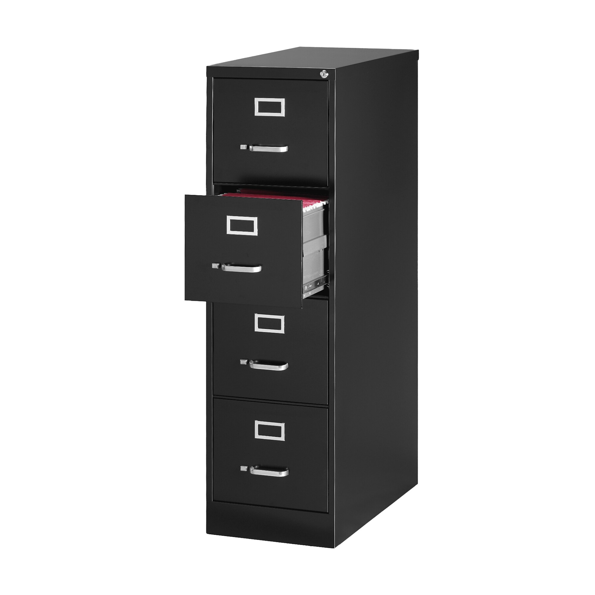 Staples Heavy Duty 4 Drawer Vertical File Cabinet, Letter Size Documents, 25″ D x 15″ W x 51.97″ H, Black Sansujyuku sansujyuku.com