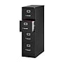 Staples Commercial 4-Drawer Vertical File Cabinet, Locking, Letter, Black, 25"D (25164D)~#|#~B0BFFDC0-9FAB-4622-8578120F1E0518D1_sc7