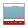 Medical Arts Press Pressboard Classification Folder, 2 Dividers, 2" Expansion, Legal Size, Blue, 10/Box (DV-T52-26-3BLU)~#|#~B0C3D7F5-656D-40EF-90E5373DC5CD77EE_sc7