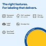Avery Laser/Inkjet Sealing Labels, 5-1/8" x 4", Bright Yellow, 240 Labels/Box (19479370719)~#|#~B0C691C5-50E1-4270-B4F39489D1EDA82E_sc7