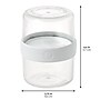 iDESIGN Stack 'n Snack Small Containers, 2/Pack (28210M2)~#|#~B0C6F1CB-11E4-4D20-8143D031EEA75FBE_sc7