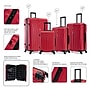 InUSA Vasty 4-Piece Hardside Spinner Luggage Set, TSA Checkpoint Friendly, Red (IUVASSMLXL-RED)~#|#~B0C8701D-D416-47AB-9DF1E6B3E5D6570B_sc7