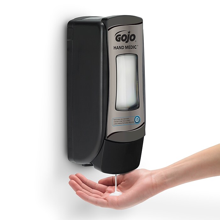 GOJO HAND MEDIC ADX-7 Wall Mounted Hand Soap Dispenser, Black