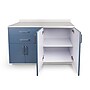 Viva Comfort 36.32'' H x 48" L Exam Room Medical Cabinet, 4-Doors, 2-Drawers, Blueberry (902BASE48NSBL)~#|#~B0D6C70E-FEB1-4DCE-B96395026889BCB8_sc7