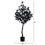 Nearly Natural Pre-Lit Artificial Halloween Black Maple Tree, 4' (T5217)~#|#~B0D70447-2400-415F-B8FC796D7C9C41D9_sc7