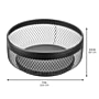 mDesign Steel Organizer, Matte Black (25966)~#|#~B0D74D19-7024-4540-9E52D0CE5355C103_sc7