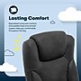Serta Comfort Eco Ergonomic Velvet Fabric Swivel Executive Chair, Light Black (CCHR10006B)~#|#~B0DBAEBE-5DD2-48BF-9F72924D5D8B5E72_sc7