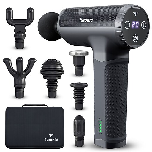 Turonic Percussion Massage Gun, Black (G5) | Staples