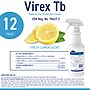 Diversey Virex TB Disinfectant Cleaner, RTU, Lemon Scent, 32 oz., 12/Carton (04743.)~#|#~B0E1BC9C-8AF6-413C-A19FEBD197D2C6E1_sc7