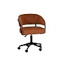 Linon Home Decor Products Prestwick Armless Velvet Swivel Computer and Desk Chair, Caramel (178541CARM01U)~#|#~B0E959EE-6ACF-4DBB-886C30F3292456D6_sc7