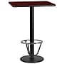 Flash Furniture Laminate Table Top with Round Base, 24" x 30", Mahogany (XUMA2430TR18B3F)~#|#~B0EC4816-D3F8-4836-B88CC7275A0DBA6E_sc7