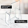 Azar Brochure Holders, 4.125" x 7.25", Vertical, Wall Mounted, Clear, 25/Pack (252012-25PK)~#|#~B0EC949F-3A53-4E4D-B7E35B88BF3FD500_sc7