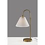 Adesso Thalia 25" Incandescent Table Lamp, Antique Brass/White (SL2613-21)~#|#~B0ED4860-22E5-4DC5-BEC95B11E8647432_sc7