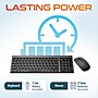 Delton N36 Wireless Keyboard and Optical Mouse Combo, Black (DKMN36-WB)~#|#~B0F4582B-1A18-47D1-8C8FE219352CA451_sc7