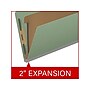 Medical Arts Press Pressboard Classification Folder, 1 Divider, 2" Expansion, Legal Size, Green, 10/Box (DV-T52-14-3AGN)~#|#~B0F828FF-00FF-4574-BA0873E2AFFB0A04_sc7