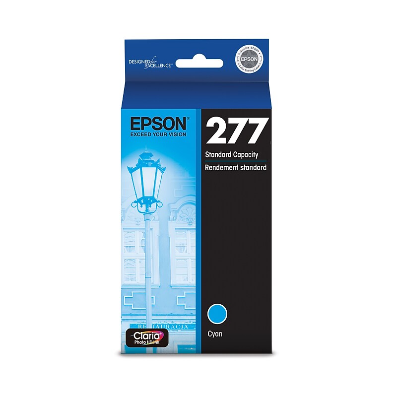 Epson 277 Cyan Standard Yield Ink Cartridge image 1