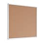 U Brands Cork Bulletin Board, Silver Frame, 3' x 3' (2877U00-01)~#|#~B0F9D0DD-88D7-438E-8DD6D04340476601_sc7