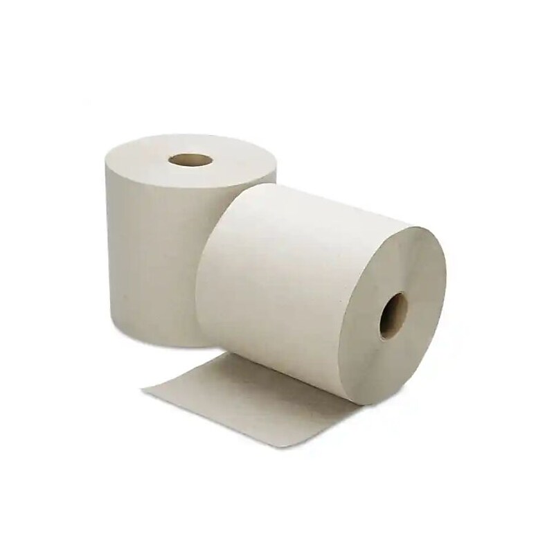 AbilityOne Continuous Roll Paper Towel, 1-Ply, 8" x 800 ft, Natural, 6 Rolls/Box (NSN5915823) image 1