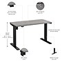 Bush Business Furniture Move 40 Series 48"W Electric Adjustable Standing Desk, Platinum Gray/Black (M4S4824PGBK)~#|#~B0FE66A1-3539-46C3-9C2970ACEA0135E2_sc7
