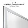 TRU RED™ Magnetic Steel Dry Erase Board, Satin Frame, 2' x 2' (TR61179)~#|#~B0FFBE21-A08D-4A40-BC884C3951F031AD_sc7