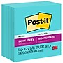 Post-it Super Sticky Notes, 3" x 3", Aqua Wave, 90 Sheets/Pad, 5 Pads/Pack (654-5AW)~#|#~B10272F3-BA6C-47AE-83F859171F49CBA6_sc7