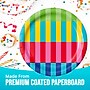 Say Hooray! Bright Vibes Props Party Paper Plates and Napkins Set, Multicolored, 48/Pack (DTC0075E2G)~#|#~B1084270-0EC6-4F3F-AD3692EBBE048041_sc7
