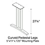 Correll Curvature Collection 96"W x 42"D Conference Table, Cherry (CC4296R-21-14-21)~#|#~B109EE5C-CAD6-4420-BC8CC1680693461B_sc7