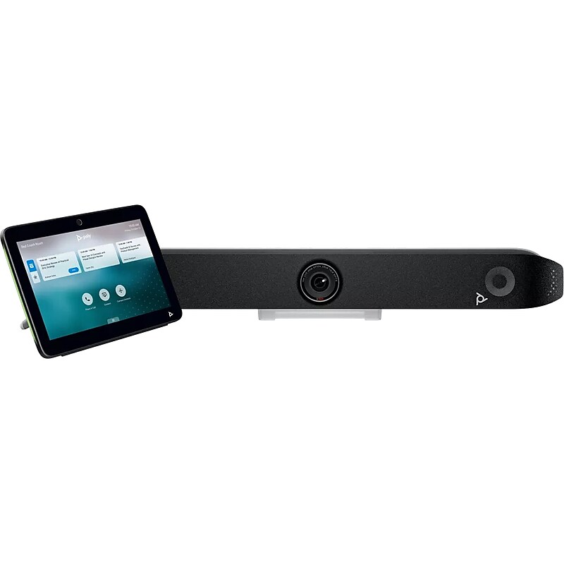 Poly Studio X52 UHD 4K All-In-One Video Bar with TC10 Controller Kit, 20MP, White (8D8L1AA#ABA) image 1