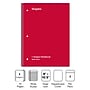 Staples 1-Subject Notebook, 8" x 10.5", Wide Ruled, 70 Sheets, Assorted Colors, 48 Notebooks/Carton (27497CT)~#|#~B1116F2A-9923-4091-92F1B685ADB85F81_sc7