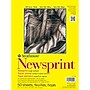 Strathmore 300 Series 9" x 12" Tape Bound Newsprint Sketch Pad, 50 Sheets/Pad, 6/Bundle (STTP3078091-6)~#|#~B11B2B12-77B3-4B94-B0ED4D645CDDDFA4_sc7