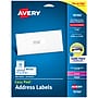 Avery Easy Peel Laser/Inkjet Address Labels, 1" x 2-5/8", White, 300 Labels/Pack (18660)~#|#~B11B2FE4-DE6F-410D-86366B0CBC63E4B7_sc7