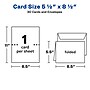 Avery Half-Fold Cards with Envelopes, 5.5" x 8.5", Textured White, 30/Box (AVE3378)~#|#~B11F2E8D-99E2-49B9-8E832C9D5BDB130B_sc7