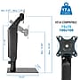 Mount-It! Adjustable Freestanding Single Monitor Arm with Height Adjustment, 17"–32", Black (MI-2757)~#|#~B12096BA-DFD8-4293-8F9DF3DAE3B08011_sc7