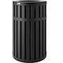 Suncast Commercial Steel Trash Can, 45 Gallon, Black (MTCRND4500)~#|#~B1250C57-5681-4D59-B5AE975C1C22242D_sc7