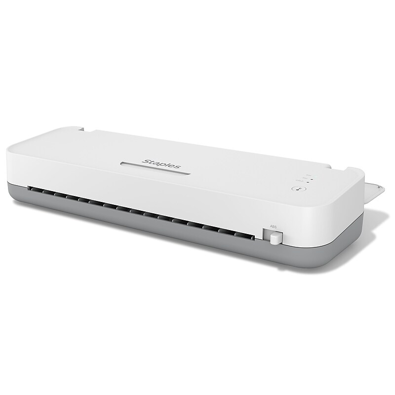 Staples® Thermal & Cold Laminator, 13" Width, White/Gray (OL312S) image 1