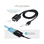 StarTech 3' USB-A to RS-232 Serial Adapter Cable, Male to Male, Black, Prolific Chip, COM Retention (1P3FPC-USB-SERIAL)~#|#~B1365DF3-DA5D-4E04-A921410B22101708_sc7