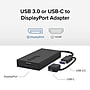 Plugable USB 3.0/USB-C to DisplayPort Adapter, Black (UGA-DP-S)~#|#~B138ABD4-7F33-4FE8-8C46FFA058C63485_sc7