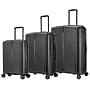DUKAP Airley 3-Piece Hardside Spinner Luggage Set, TSA Checkpoint Friendly, Black (DKAIRSML-BLK)~#|#~B13BE533-1E81-4244-B39C899D24B7CD64_sc7
