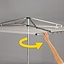 Household Essentials Extra Large Parallel Clothes Dryer with Aluminum Top, Silver (HH3000)~#|#~B13E9ABF-5F48-48D8-B3611A840A548000_sc7
