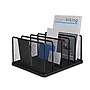 TRU RED Wire Mesh File Organizer, 5‑Compartment, Matte Black – Vertical Desktop Sorter for Files, Folders & Mail~#|#~B14113F4-6B12-4D23-AA708262FFC1D876_sc7