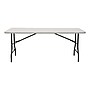 ICEBERG IndestrucTable 30" x 96" Plastic Folding Table, Platinum Granite (65233)~#|#~B144F64F-2201-43FC-8820BB63C6DF48C3_sc7