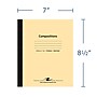 Roaring Spring Paper Products 1-Subject Composition Notebooks, 7" x 8.5", Wide Ruled, 48 Sheets, Brown (77308)~#|#~B14C12E6-5D7A-4BF0-8E190C65C4D08A44_sc7