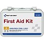 First Aid Only Metal First Aid Kit, ANSI 2021 Class A, 10 People, 76 Pieces (91323)~#|#~B14C6616-D461-4F7C-BEDF0D478CAF2A84_sc7