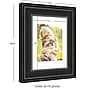 Amanti Art Ridge 8" x 10" Polystyrene Picture Frame, Black Satin (A42678300924)~#|#~B14E7112-449F-4B3B-8E7D3B5D187DD360_sc7