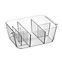 iDESIGN Small Plastic Storage Bin, Clear (35870)~#|#~B14FCDA4-86AC-4EE8-A84D50BB5EEEEB26_sc7